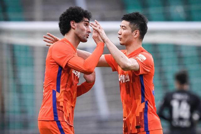 云游戏平台-【中超】费莱尼破门+失点郭田雨头球 山东2比0河南